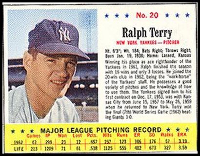 20 Ralph Terry